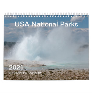 米国国立公園2021年カレンダー カレンダー