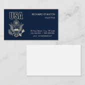 米国国章 名刺 (正面/裏面)