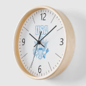 米国国章 壁時計 (傾斜)
