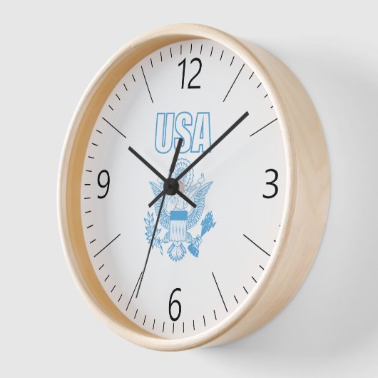 米国国章 壁時計 (傾斜)