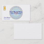 米国国防省O1ビジネスカード 名刺 (正面/裏面)