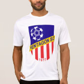 米国国防総省のサッカークラブ練習のワイシャツ Tシャツ (正面)