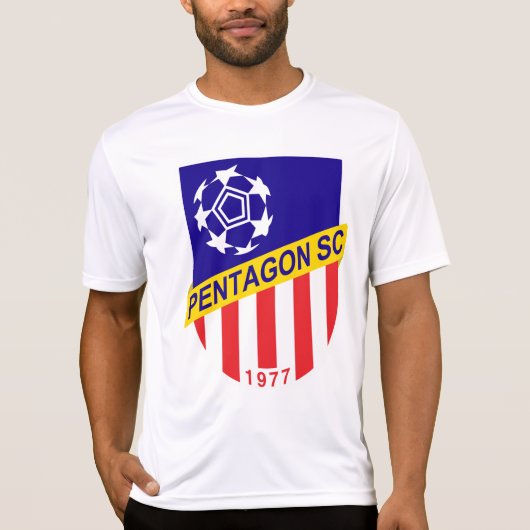 米国国防総省のサッカークラブ練習のワイシャツ Tシャツ (正面)