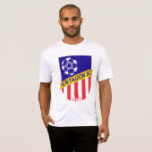 米国国防総省のサッカークラブ練習のワイシャツ Tシャツ (正面フル)