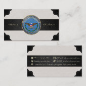 米国国防総省(DOD)エンブレム[3D] 名刺 (正面/裏面)