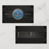 米国国防総省(DOD)エンブレム[3D] 名刺 (正面/裏面)