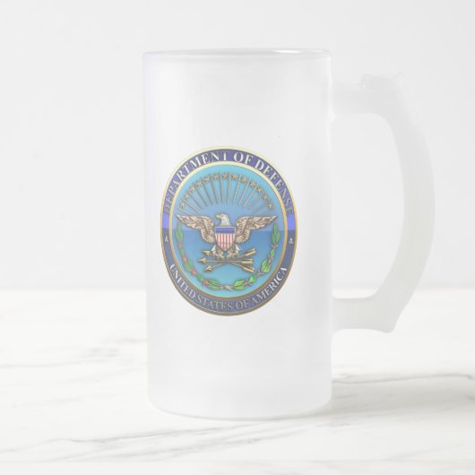 米国国防総省(DoD) フロストグラスビールジョッキ (右)