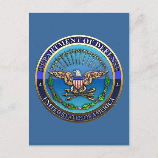 米国国防総省(DoD) ポストカード (正面)