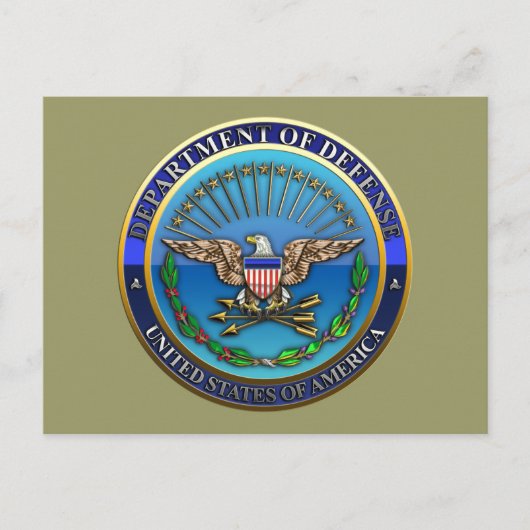 米国国防総省(DoD) ポストカード (正面)