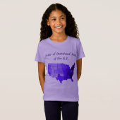 米国国Tシャツオーダカスタムー Tシャツ (正面フル)