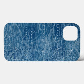 米国地図の青写真 Case-Mate iPhoneケース (裏面 (横))