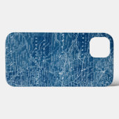 米国地図の青写真 Case-Mate iPhoneケース (裏面 (横))