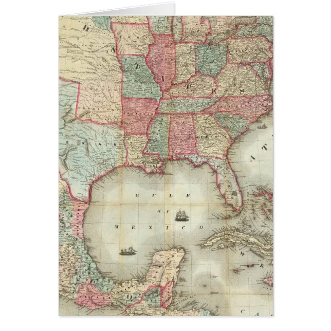 米国地図 (正面)