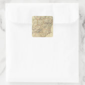 米国地図 スクエアシール (バッグ)