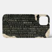 米国地図 Case-Mate iPhoneケース (裏面 (横))