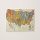 米国地質図 ジグソーパズル (横)