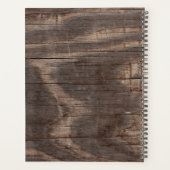 米国地質学者のロックハンマーと盾 プランナー手帳 (裏面)