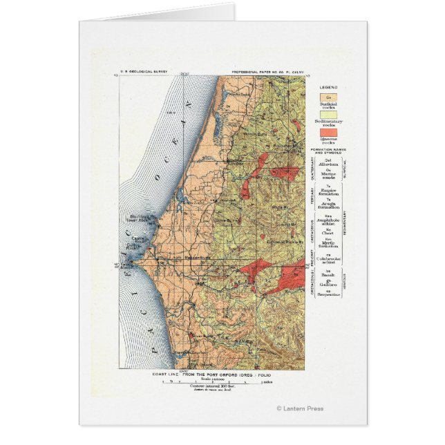 米国地質調査図 (正面)