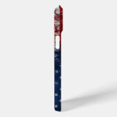 米国壁絵を描上グランジ旗 Case-Mate iPhoneケース (裏面 / 右)