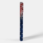 米国壁絵を描上グランジ旗 Case-Mate iPhoneケース (裏面 / 右)