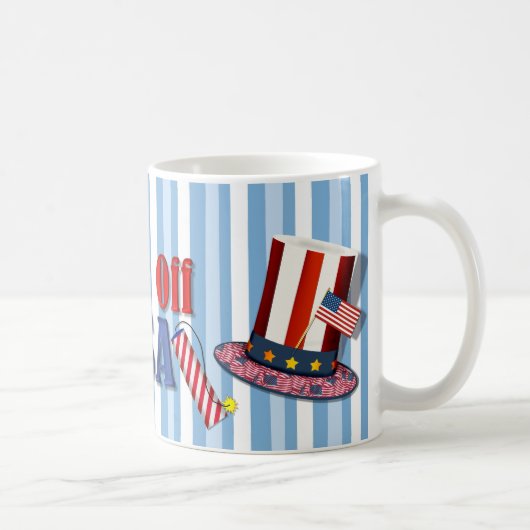 米国外の帽子 コーヒーマグカップ (右)