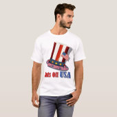 米国外の帽子 Tシャツ (正面フル)