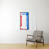 米国外交ライセンスプレート 空白の タペストリー (インサイチュ(横))