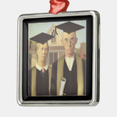 米国大学院 メタルオーナメント (左)