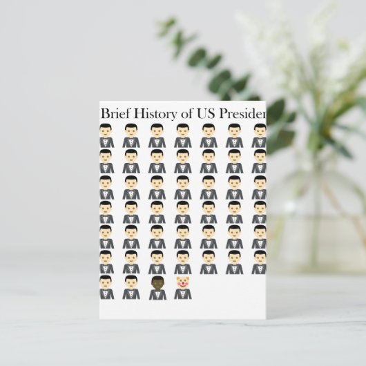 米国大統領の短い歴史 ポストカード (スタンド正面)