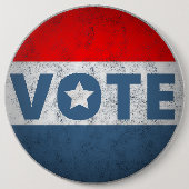 米国大統領の選挙2024年投票 缶バッジ (正面)