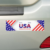 米国大統領の選挙 バンパーステッカー (車上)