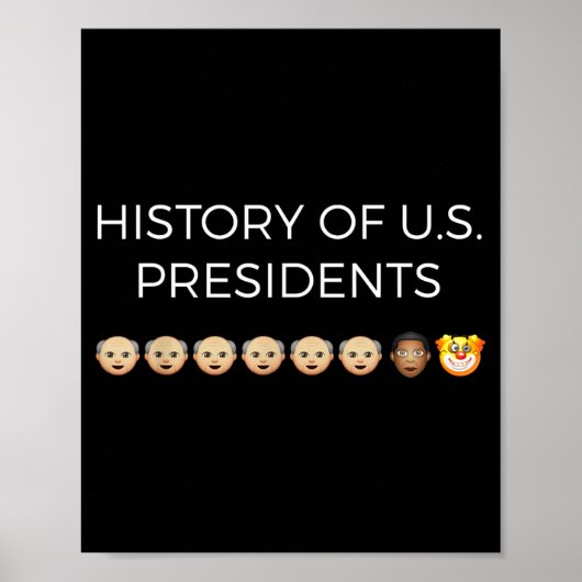米国大統領レジストの歴史 ポスター (正面)