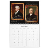 米国大統領履歴引用文カレンダー カレンダー (3月 2026)