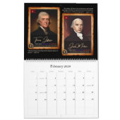 米国大統領履歴引用文カレンダー カレンダー (2月 2026)