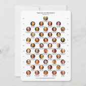 米国大統領用タイムラインカード シーズンカード (正面)