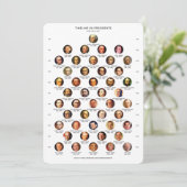 米国大統領用タイムラインカード シーズンカード (スタンド正面)