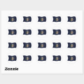 米国大統領紋章フラグステッカー ラウンドシール (シート)
