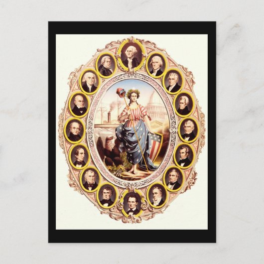 米国大統領 ポストカード (正面)