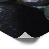 米国太平洋岸カラフル西岸 ポスター (角)