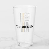 米国太陽の皆既食2024年4月8日米国国旗 タンブラーグラス (裏面)