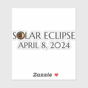 米国太陽の皆既食2024年4月8日 シール