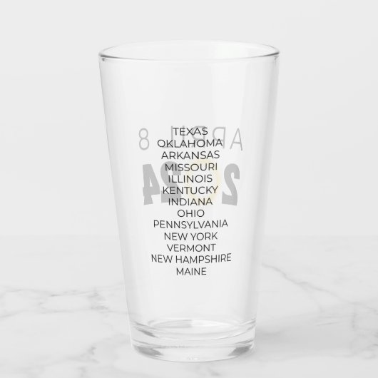 米国太陽の皆既食2024年4月8日 タンブラーグラス (裏面)