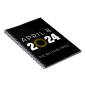 米国太陽の皆既食2024年4月8日 ノートブック (右側)