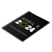 米国太陽の皆既食2024年4月8日 ノートブック (左側)