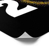 米国太陽の皆既食2024年4月8日 ポスター (角)