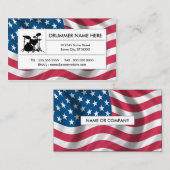 米国太鼓 名刺 (正面/裏面)