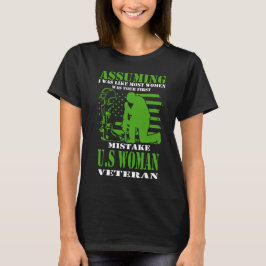 米国女性退役軍人 Tシャツ