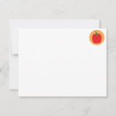 米国季節野菜チャートはがき カード (裏面)