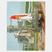 米国宇宙シャトルアトランティス フリースブランケット (正面)