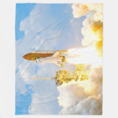 米国宇宙シャトルアトランティス フリースブランケット (正面)